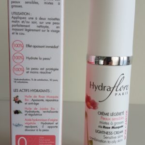 Crème Légèreté Bio Rose Caresse Hydraflore