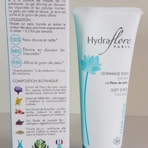 Gommage Doux Exfoliant Bio Clair Lotus Hydraflore