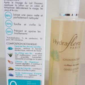 Lotion Douceur Apaisante Bio Clair Lotus Hydraflore