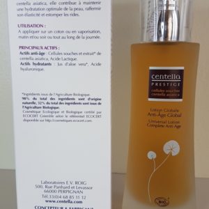 Lotion Globale Anti-âge Global Bio Centella Prestige