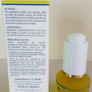 Soin des cils Bio Centella